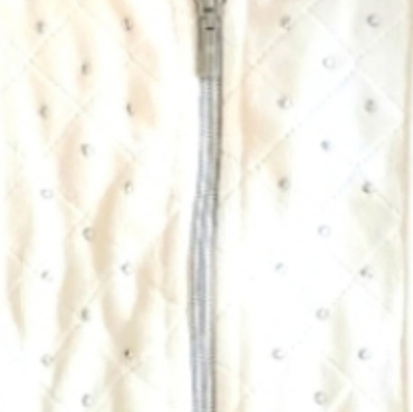 NWT Two-piece Ladies cream velour rhinestone jacket and pants - Picture 2 of 7